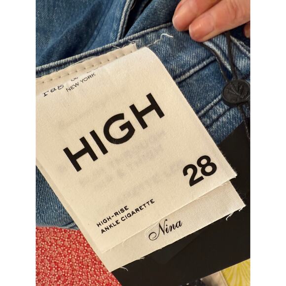 Rag & Bone Nina High Rise Ankle Cigarette Denim Jeans 28 - Picture 9 of 10